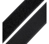 cyclingcolors 1x Bande rouleau de scratch 30 mm 25 mètre polyamide auto-agrippant organisateur serre câble ruban sac vêtement attache sangle, noir