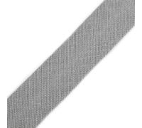 cyclingcolors 1x Biais Simple de Couture en Coton Largeur 14 mm Longueur 25 m Tissu création Coussin Panier décoration, Gris