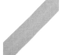 cyclingcolors 1x Biais Simple de Couture en Coton Largeur 14 mm Longueur 25 m Tissu création Coussin Panier décoration, Gris Clair