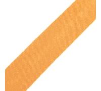 cyclingcolors 1x Biais Simple de Couture en Coton Largeur 14 mm Longueur 25 m Tissu création Coussin Panier décoration, Orange Citrouille