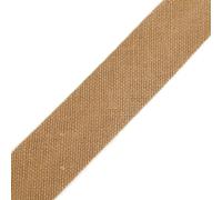 cyclingcolors 1x Biais Simple de Couture en Coton Largeur 14 mm Longueur 25 m Tissu création Coussin Panier décoration, Marron Clair