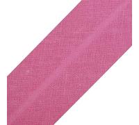 cyclingcolors 1x Biais Simple de Couture en Coton Largeur 20 mm Longueur 25 m Tissu création Coussin Panier décoration, Rose foncé