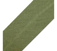 cyclingcolors 1x Biais Simple de Couture en Coton Largeur 20 mm Longueur 25 m Tissu création Coussin Panier décoration, Kaki