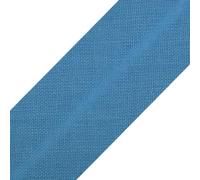 cyclingcolors 1x Biais Simple de Couture en Coton Largeur 20 mm Longueur 25 m Tissu création Coussin Panier décoration, Bleu Roi