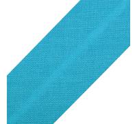 cyclingcolors 1x Biais Simple de Couture en Coton Largeur 20 mm Longueur 25 m Tissu création Coussin Panier décoration, Turquoise