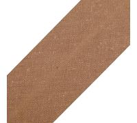 cyclingcolors 1x Biais Simple de Couture en Coton Largeur 30 mm Longueur 25 m Tissu création Coussin Panier décoration, Beige foncé