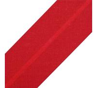cyclingcolors 1x Biais Simple de Couture en Coton Largeur 30 mm Longueur 25 m Tissu création Coussin Panier décoration, Rouge foncé