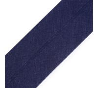cyclingcolors 1x Biais Simple de Couture en Coton Largeur 40 mm Longueur 25 m Tissu création Coussin Panier décoration, Bleu foncé