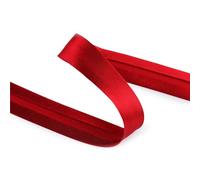 cyclingcolors 1x Biais Simple de Couture en Satin Polyester Largeur 30 mm Longueur 25 m Tissu création Coussin Panier décoration, Rouge