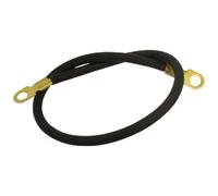 cyclingcolors 1x cable de batterie noir 50cm gaine extérieure PVC avec œillets véhicule voiture moto tracteur