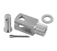 cyclingcolors 1x Chape Acier Inoxydable Boulon Goupille fendue Rondelle Fixation pour Vérin Pneumatique Actionneur Filetage M16