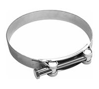 cyclingcolors 1x Collier échappement serrage compatible avec 140-148mm lg 26mm acier inoxydable A2 AISI304 pot silencieux fixation tuyau tube collecteur jonction moto voiture mobylette scooter