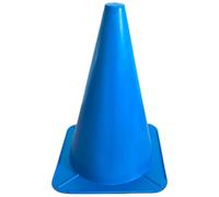 cyclingcolors 1x Cône de Signalisation 24cm Plot Support Plastique Entraînement Football Marquage Circulation Sport Jeux Barrière Parcours Canin Agility, Bleu