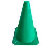 cyclingcolors 1x Cône de Signalisation 24cm Plot Support Plastique Entraînement Football Marquage Circulation Sport Jeux Barrière Parcours Canin Agility, Vert