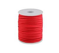 cyclingcolors 1x Cordon Cordelette Tressée 4 mm 25 m polypropylène Bracelet Pendentif Bijoux Collier Laisse Lacet Ceinture décoration Couture, Rouge