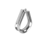 cyclingcolors 1x Cosse Coeur Câble en Acier Galvanisé Manchon de Serrage Serre-Câble Protection Fixation Corde Gréement Nautique Marine Bâtiment, 19mm