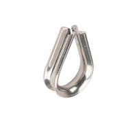 cyclingcolors 1x Cosse Coeur Câble en Acier Inoxydable A4 Manchon de Serrage Serre-Câble Protection Fixation Corde Gréement Nautique Marine Bâtiment, 12mm