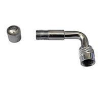 cyclingcolors 1x Coude rallonge Extension Valve Voiture Moto vélo Scooter Schrader Chambre à air Pneu Angle 90°