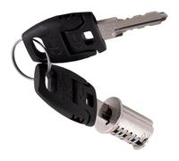 cyclingcolors 1x Cylindre de serrure diamètre 18 mm avec clés pliantes noyau meuble bureau armoire avec possibilité de passe partout, S0005