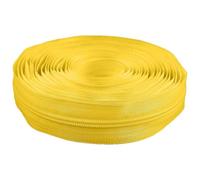 cyclingcolors 1x Fermeture éclair N°5 longueur 5 mètres sans tirette curseur polyester extrémité ouverte maille glissière vêtement couture mercerie veste manteau, jaune