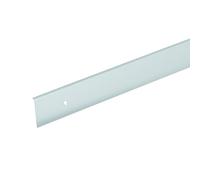 cyclingcolors 1x Jonction plan de travail 38mm profilé baguette de finition rayon 0mm 600mm, gauche aluminium