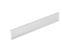 cyclingcolors 1x Jonction plan de travail 38mm profilé baguette de finition rayon 0mm 600mm, gauche aspect inox