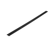 cyclingcolors 1x Jonction plan de travail 38mm profilé baguette de finition rayon 0mm 900mm, droite noir mat