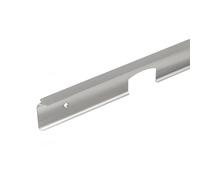 cyclingcolors 1x Jonction plan de travail 38mm profilé baguette de finition rayon 5mm 600mm, angle aspect inox