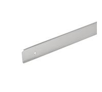 cyclingcolors 1x Jonction plan de travail 38mm profilé baguette de finition rayon 5mm 600mm, droite aspect inox