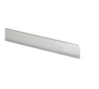 cyclingcolors 1x Jonction plan de travail 38mm profilé baguette de finition rayon 5mm 600mm, gauche aspect inox