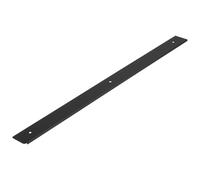 cyclingcolors 1x Jonction plan de travail 38mm profilé baguette de finition rayon 5mm 600mm, gauche noir mat