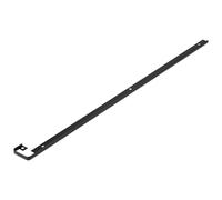 cyclingcolors 1x Jonction plan de travail 38mm profilé baguette de finition rayon 5mm 600mm, rallonge noir mat