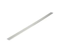 cyclingcolors 1x Jonction plan de travail 38mm profilé baguette de finition rayon 5mm 900mm, gauche aspect inox
