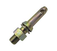 cyclingcolors 1x Piton Axe Attelage diamètre 28mm à Visser avec Ecrou Catégorie 2 Remorque Moto Vélo Tracteur Machine Agricole Broche, Filetage M22x40mm