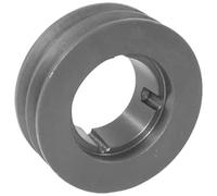 cyclingcolors 1x Poulie avec alésage Taperlock pour courroie trapézoïdale 2 rainure A SPA AVX13 diamètre extérieur 255,5 mm Diamètre primitif 250 mm Fonte Machine Forestière Agricole Mécanique