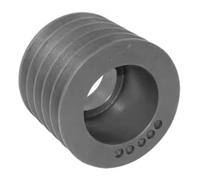 cyclingcolors 1x Poulie avec alésage Taperlock pour courroie trapézoïdale 5 rainure A SPA AVX13 diamètre extérieur 123,5 mm Diamètre primitif 118 mm Fonte Machine Forestière Agricole Mécanique