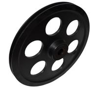 cyclingcolors 1x Poulie pour courroie trapézoïdale 1 rainure Z ou SPZ diamètre extérieur 254 mm Diamètre primitif 250 mm Fonte Machine de Construction Forestière Agricole Mécanique