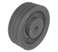 cyclingcolors 1x Poulie pour courroie trapézoïdale 3 rainures A ou SPA diamètre extérieur 80.50 mm Diamètre primitif 75 mm Fonte Machine de Construction Forestière Agricole Mécanique