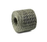 cyclingcolors 1x Ruban Papier Raphia 1,5 mm 200 m Tricot Chapeau Sac Composition Florale Décoration Couture Rafia Raffia, Vert Bouteille