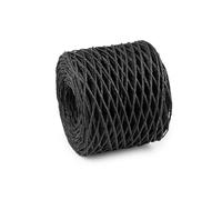 cyclingcolors 1x Ruban Papier Raphia 1,5 mm 200 m Tricot Chapeau Sac Composition Florale Décoration Couture Rafia Raffia, Noir