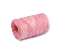 cyclingcolors 1x Ruban Papier Raphia Marbré 5-8 mm 100 m Tricot Chapeau Sac Composition Florale Décoration Couture Rafia Raffia, Rose Clair