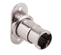 cyclingcolors 1x Serrure à baionnette sans cylindre diamètre 18 mm longueur 22 mm avec rosace meuble bureau armoire, droite