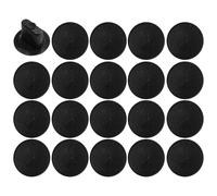 cyclingcolors 20x bouchon cache trou de montage capuchon plastique oblong 8mm protection recouvrement meuble, Noir
