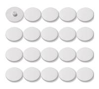 cyclingcolors 20x Cache vis Plastique Blanc M8 tête bombée 6.2x18x3.5 CHC et FHC 6 pans Creux Allen Hexagonal Meuble Table Chaise Capuchon Bouchon Trou Protection