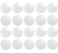 cyclingcolors 20x Cache vis Plastique Blanc pour tête cruciforme pozidriv pz2 Capuchon Bouchon Protection Meuble