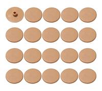 cyclingcolors 20x Cache vis Plastique Marron pin tête Plate CHC et FHC 15mm 6 pans Creux Allen SW4 Hexagonal Meuble Table Chaise Capuchon Bouchon Trou Protection