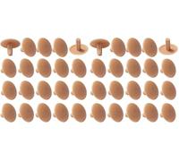 cyclingcolors 20x Cache vis Plastique Universel 3x12x6mm cruciforme Capuchon Trou Protection Masque (Marron Clair) (Lot de 2)