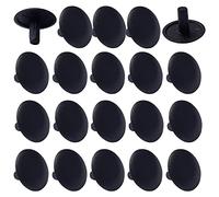 cyclingcolors 20x Cache vis Trou Plastique Universel Noir 2.2mm x 12mm Bouchon cruciforme Capuchon Protection