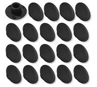 cyclingcolors 20x Cache vis Trou Plastique Universel Noir 3.6mm x 12mm Bouchon cruciforme Capuchon Protection