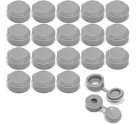 cyclingcolors 20x cache vis universel avec capuchon rondelle de protection meuble bricolage, gris